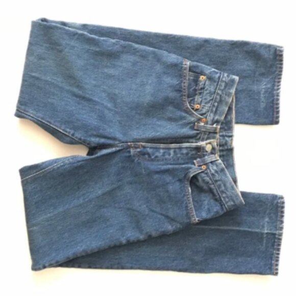 1990s LEVIS 501 Button Fly Vintage Denim // Size 24” Waist - Picture 1 of 6